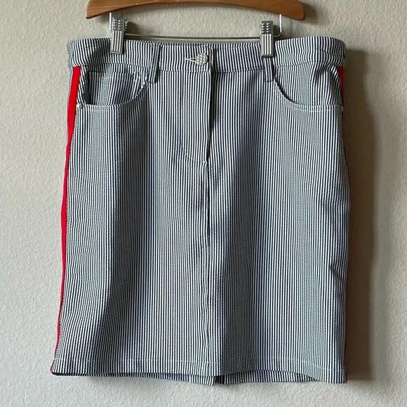 Movetes Golf Tennis Navy Red Mini Skirt NWT Size‎ 4 - Picture 1 of 10